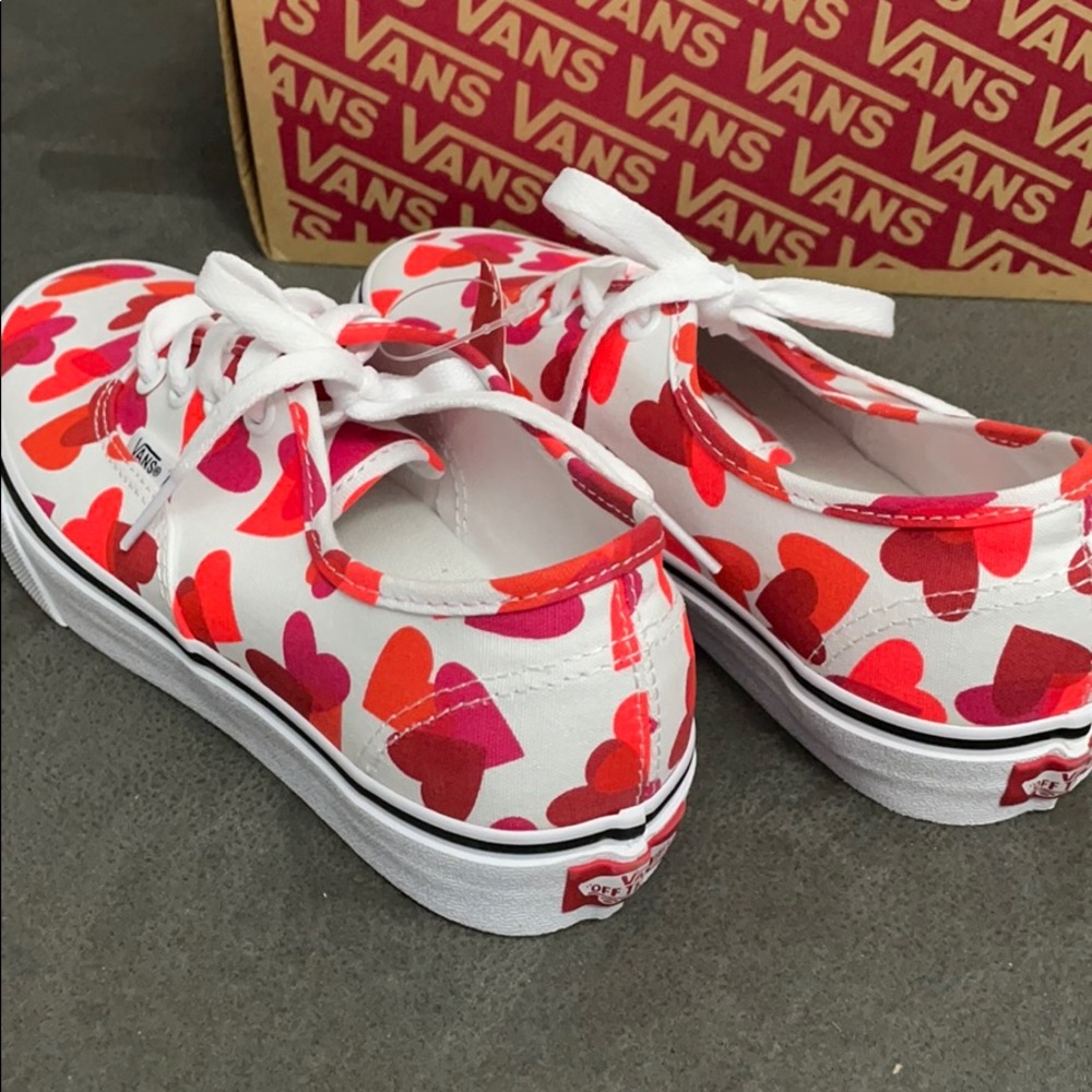 Vans Authentic shoes women Valentines Hearts - Picture 7 of 9